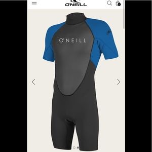 YOUTH REACTOR-BACKZIP S/S SPRING WETSUIT-worn once